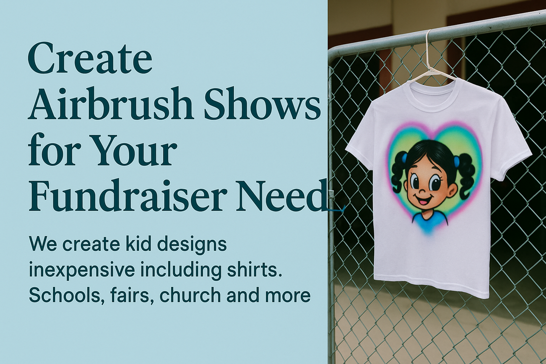 Create Airbrush Shows for Your Fundraiser Needs