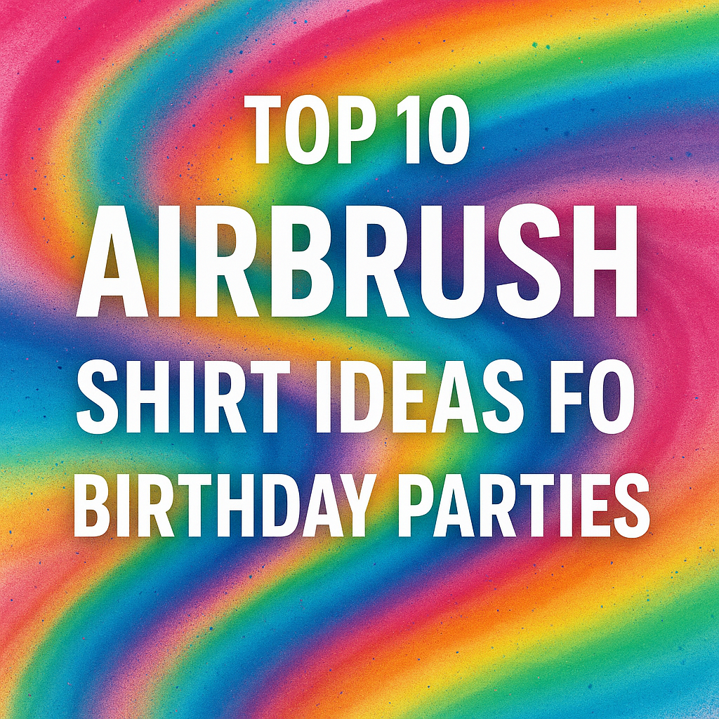 Top 10 Airbrush Shirt Ideas for Birthday Parties