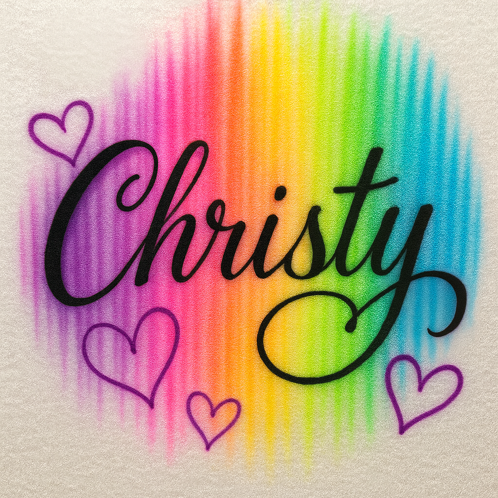 Rainbow Name design