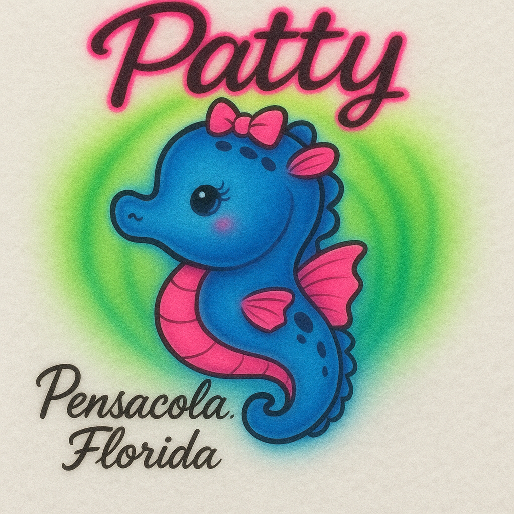 Girl Seahorse Design