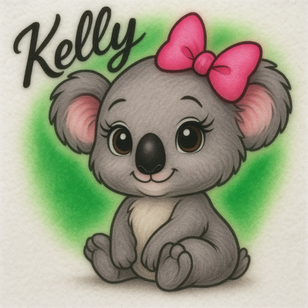 Cute Airbrushed Design
